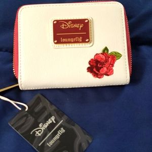 Disney Loungefly Mini Zip Wallet NWT